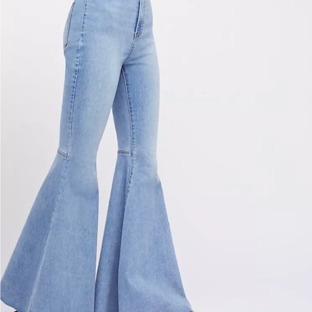 Free People Float On Super Flare Jeans 29
Regular Bermondsey Blue Denim 70s